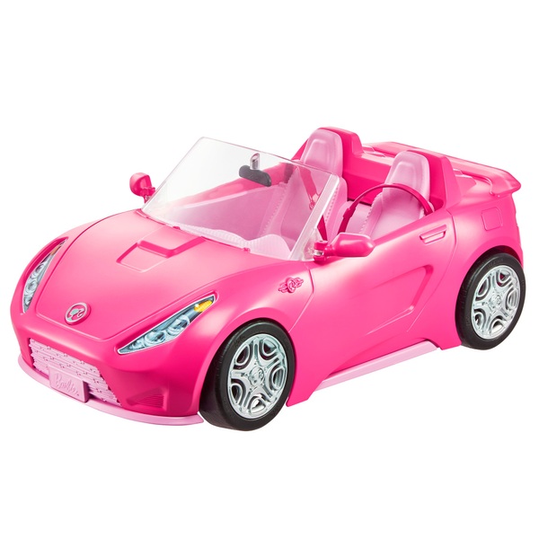  Barbie Dress Up and Go Closet and Convertible Car with 2 