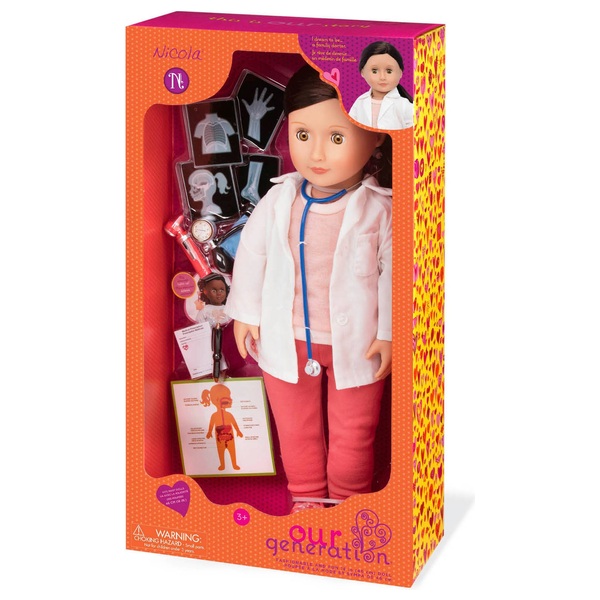 Our Generation Nicola Family Doctor Doll Our Generation Dolls Ireland