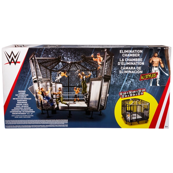 Wwe Elimination Chamber Playset With Aj Styles Figure Wwe Wrestling Range Ireland - 