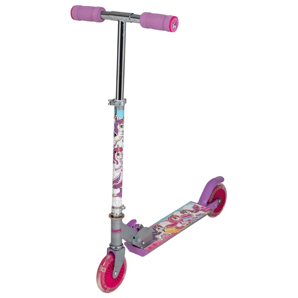 Unicorn Inline Scooter with Light Up LED Wheels Smyths Toys UK