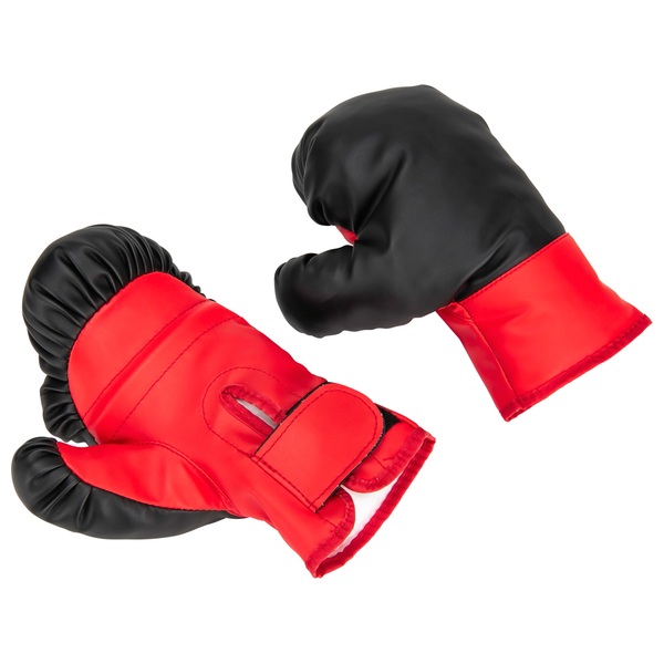 boxing training set with gloves