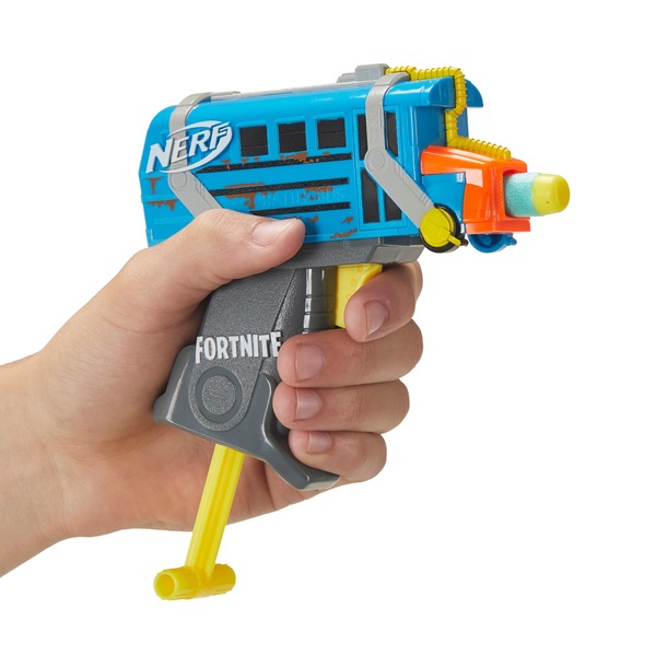 NERF Fortnite Micro Battle Bus MicroShots Blaster - Smyths Toys