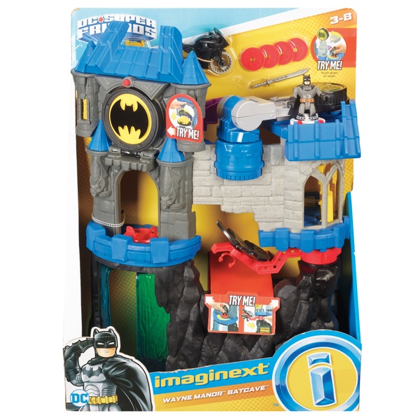 Imaginext Dc Super Friends Wayne Manor Batcave Smyths Toys Ireland - wayne manor batcave roblox