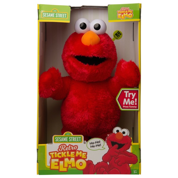 Sesame Street Tickle Me Elmo 50th Anniversary - Smyths Toys