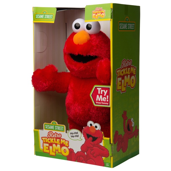 Sesame Street Retro Tickle Me Elmo. tickle me elmo age range. 