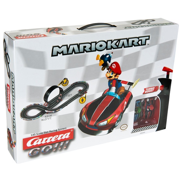 vingerafdruk Terminal Belichamen Carrera GO!!! racebaan Mario Kart Wii 4,9 m | Smyths Toys Nederland