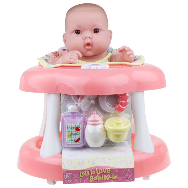 Lots to Love Baby with Walker & Accessories Smyths Toys UK