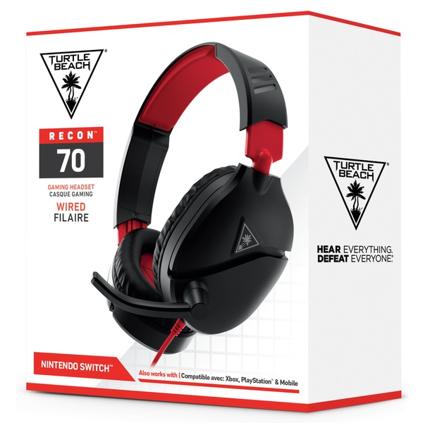 Turtle Beach Recon 70N Gaming Headset for Nintendo Switch, PS5, PS4 ...