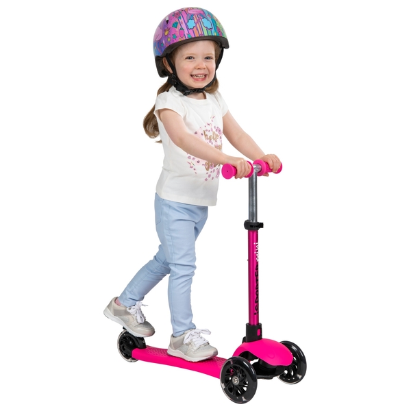 isporter mini led pink scooter