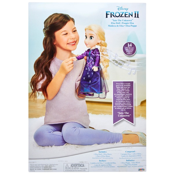 Disney Frozen 2 Singing Elsa Toddler Doll - Smyths Toys UK