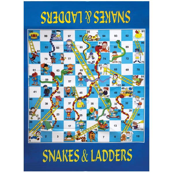 Giant Snakes and Ladders Playmat Game Smyths Toys