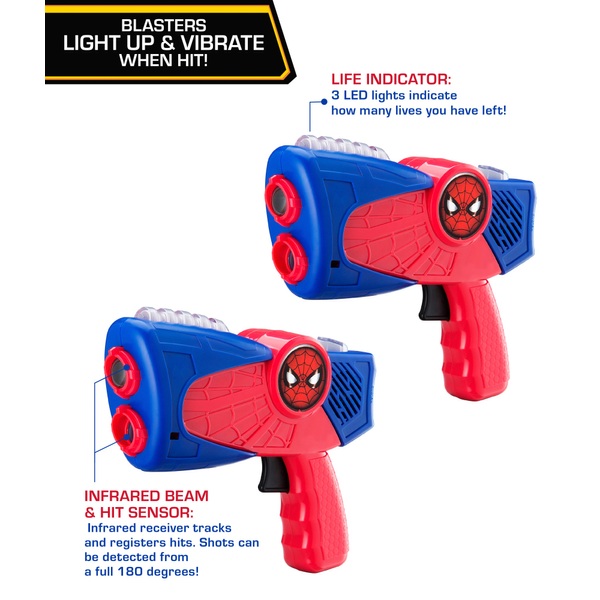 SpiderMan Laser Tag Blasters Smyths Toys UK