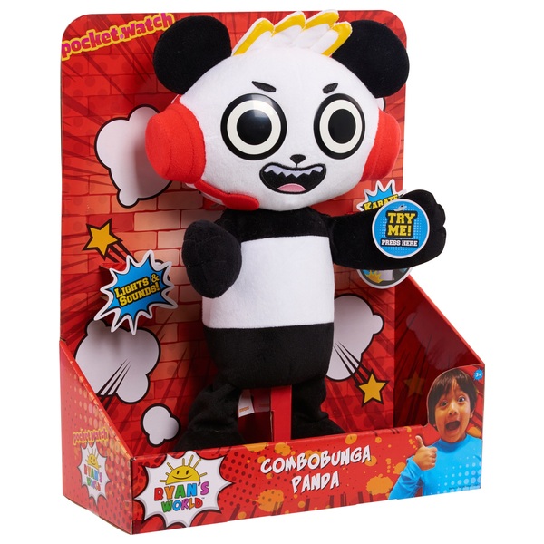 Ryan's World Combobunga Panda Feature Plush - Ryan's World