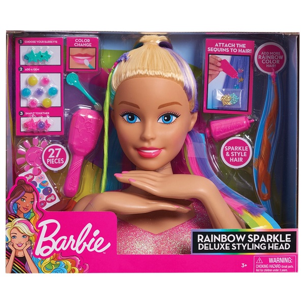 barbie hairdressing head