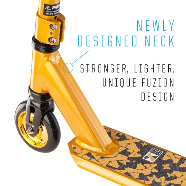 Fuzion Pro X3 Stunt Scooter Gold Smyths Toys UK
