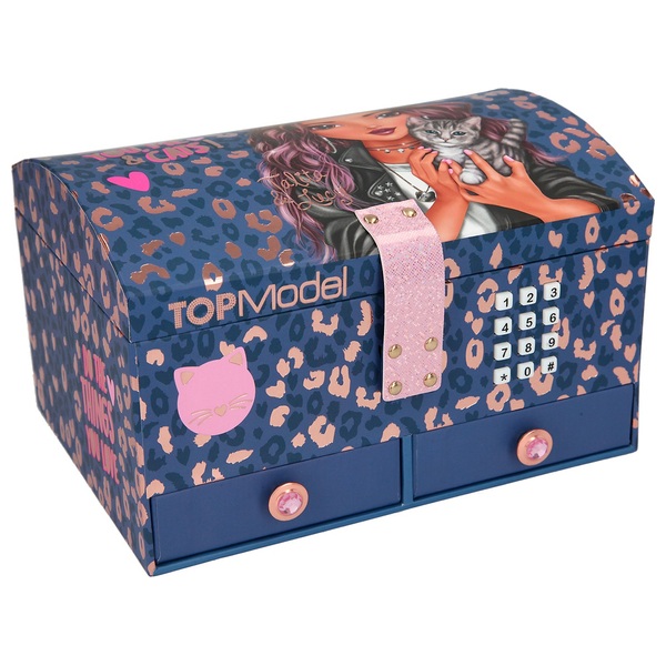 TOPModel Big Jewellery Box with Security Code Lock Smyths Toys UK