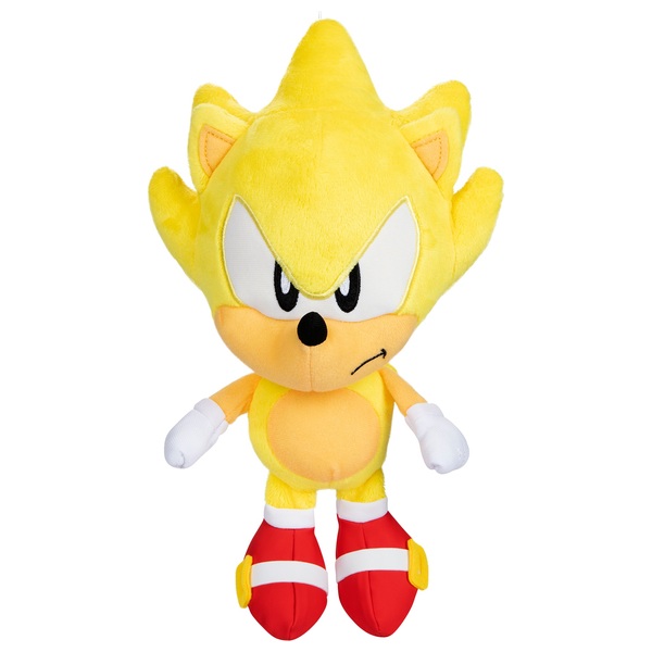 Sonic the Hedgehog 23cm Basic Plush Super Sonic | Smyths Toys Ireland