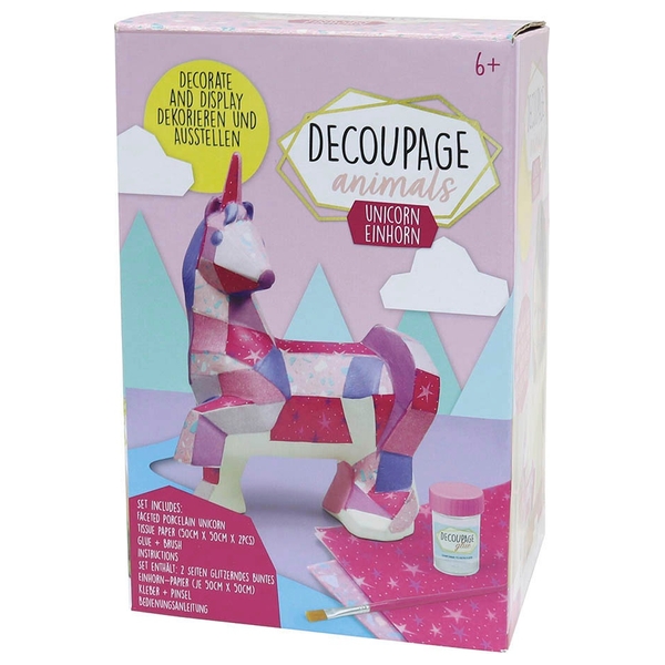 Decoupage Animals Unicorn Smyths Toys Ireland