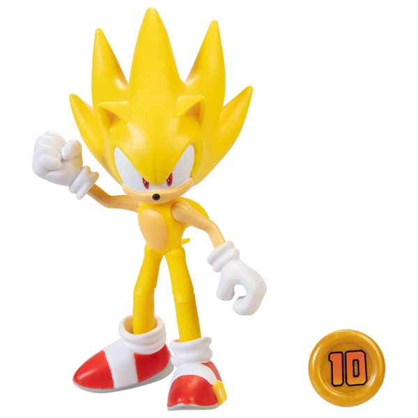 Sonic The Hedgehog 10cm Super Sonic Figure - Smyths Toys UK