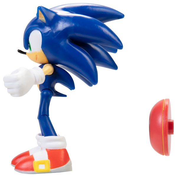 Sonic -10cm Modern Sonic With Star Spring - Wave 1 - Smyths Toys UK