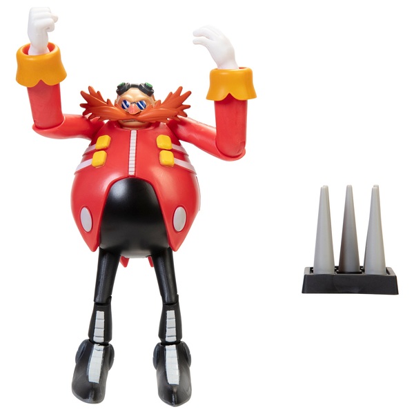 Sonic - 10cm Dr. Eggman with Spike Trap Spring - Wave 1 | Smyths Toys UK