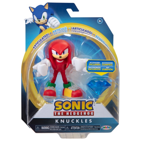 Knuckles Art 10 16cm Figure With Chaos Emerald Wave 4 Smyths Toys Uk