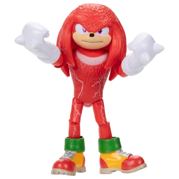 Sonic The Hedgehog 2 Movie 10cm Figures Knuckles with Ring Smyths