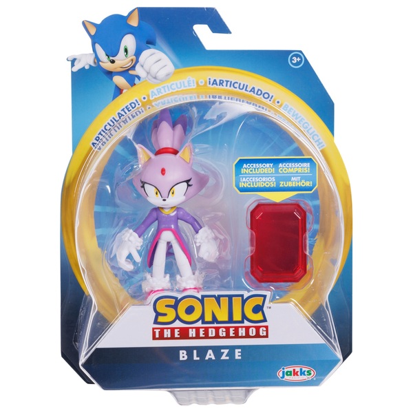 Sonic The Hedgehog 10cm Blaze with Sol Emerald | Smyths Toys UK