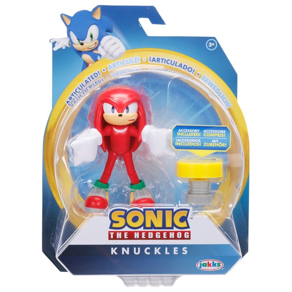 Sonic The Hedgehog 10cm Knuckles with Yellow Spring | Smyths Toys UK