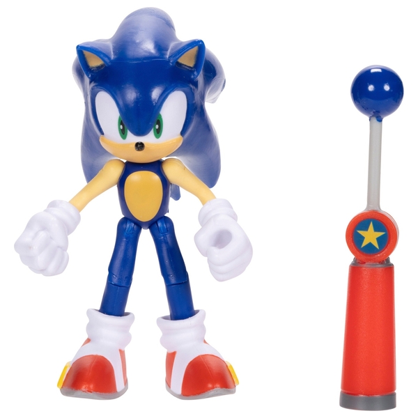 Sonic The Hedgehog 10cm Modern Sonic with Blue Checkpoint accessory ...