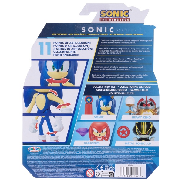 Sonic The Hedgehog 10cm Modern Sonic with Blue Checkpoint accessory ...