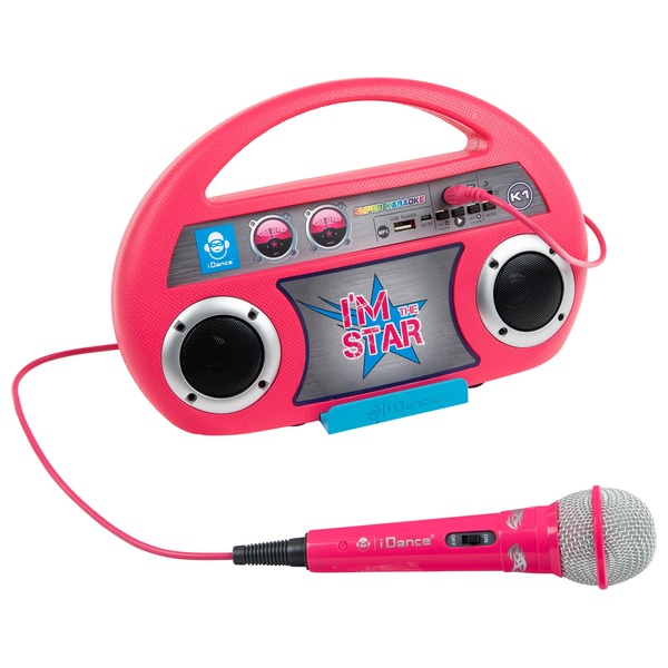 Idance I M The Star K1 Bluetooth Karaoke Speaker Smyths Toys Ireland - boombox roblox song wmp