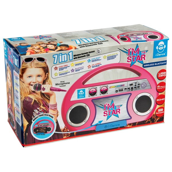 iDance I'm the Star K1 Bluetooth Karaoke Speaker Smyths Toys UK