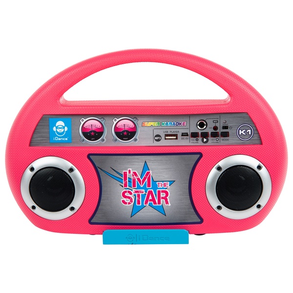 iDance I'm the Star K1 Bluetooth Karaoke Speaker Smyths Toys UK