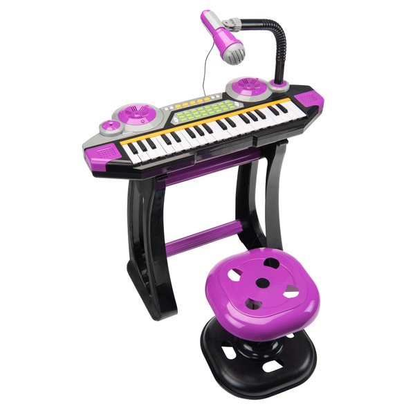 Sing Along Toy Keyboard with Stool Set Smyths Toys UK
