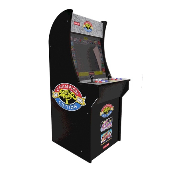 Arcade 1Up Street Fighter II Cabinet Including Riser - Retro Gaming UK