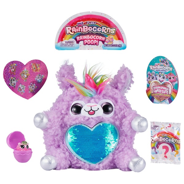 Rainbocorns Llama White and Purple | Soft Toys | Smyths Toys UK