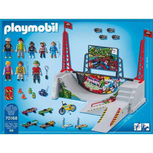 playmobil 70168 Skate Park New But Damaged Box