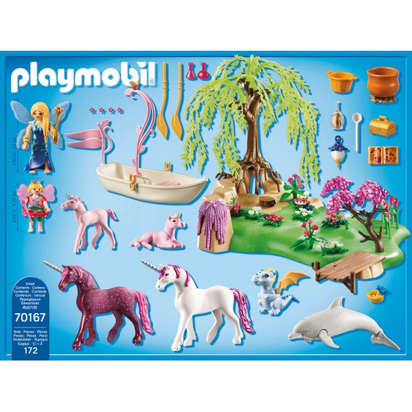 playmobil fairy unicorn garden