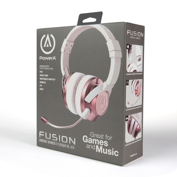 Fusion Gaming Headset for Xbox One, PS4 or PC - Rose Gold ...
