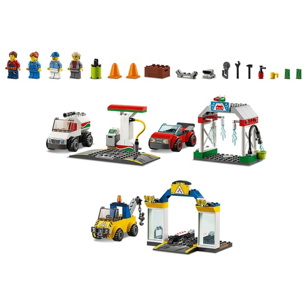 LEGO 60232 City Town Garage Center Cars Set - Smyths Toys Ireland