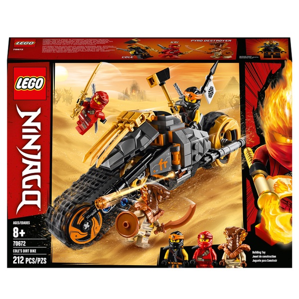 LEGO 70672 NINJAGO Cole's Dirt Bike Toy 