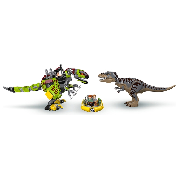 LEGO 75938 Jurassic World T. Rex vs Dino-Mech Battle Set | Smyths Toys UK