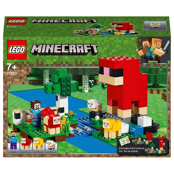 Lego 21153 Minecraft The Wool Farm Building Set Smyths Toys