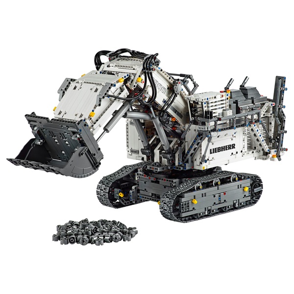 lego technic liebherr r9800 excavator