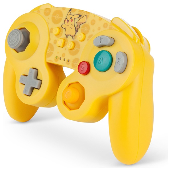 Pikachu Pokémon Wireless GameCube Style Controller for Nintendo Switch ...