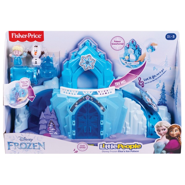 Fisher Price Little People Disney Frozen Elsas Ice Palace - ice castle roblox