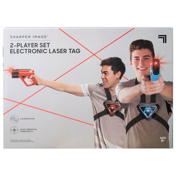 Set de 2 Pistolets Lasertag avec Gilets Electroniques