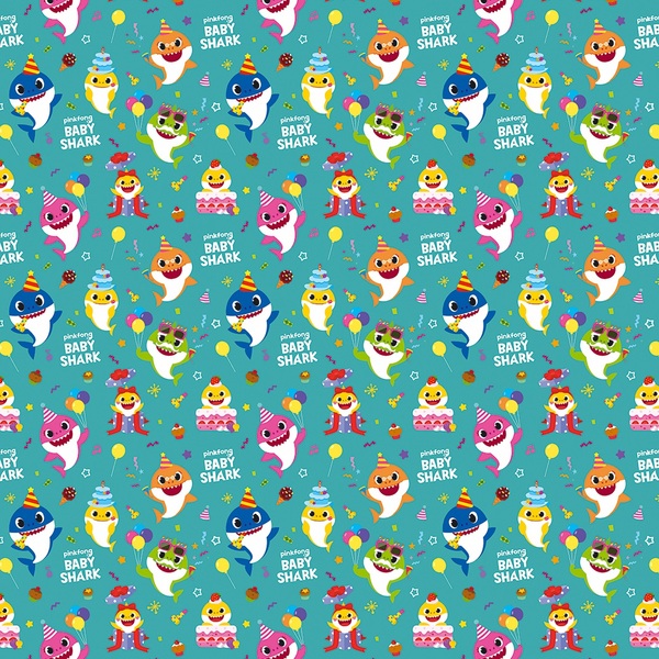Baby Shark 4m Roll Wrap Gift Bags Gift Wrap Smyths Toys Uk - roblox christmas wrapping paper