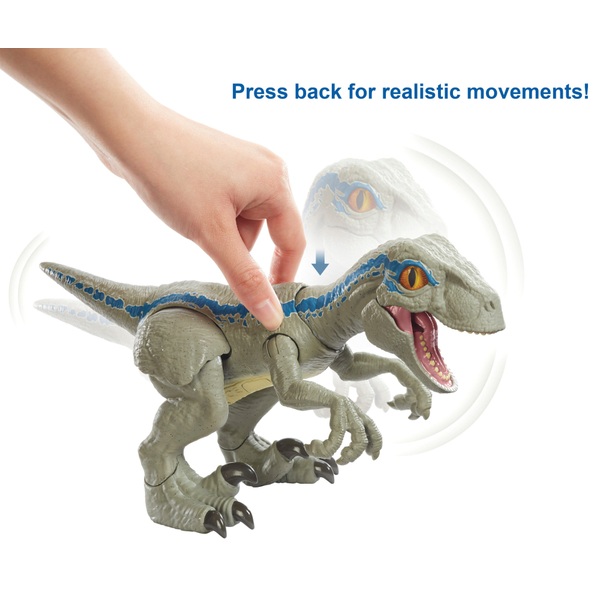 Jurassic World Primal Pal Blue Dinosaur Toy | Smyths Toys UK